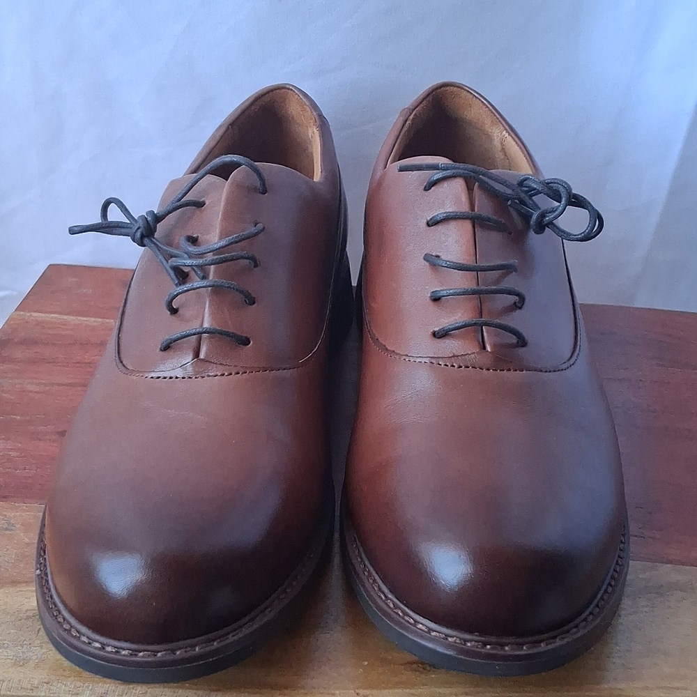Quince Hybrid Crafted Leather Oxford Brandy 9.5